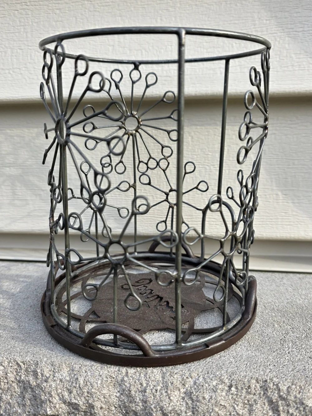 Scentsy Just Dandy Metal Warmer Wrap Retired